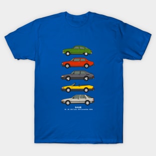 Saab classic car collection T-Shirt